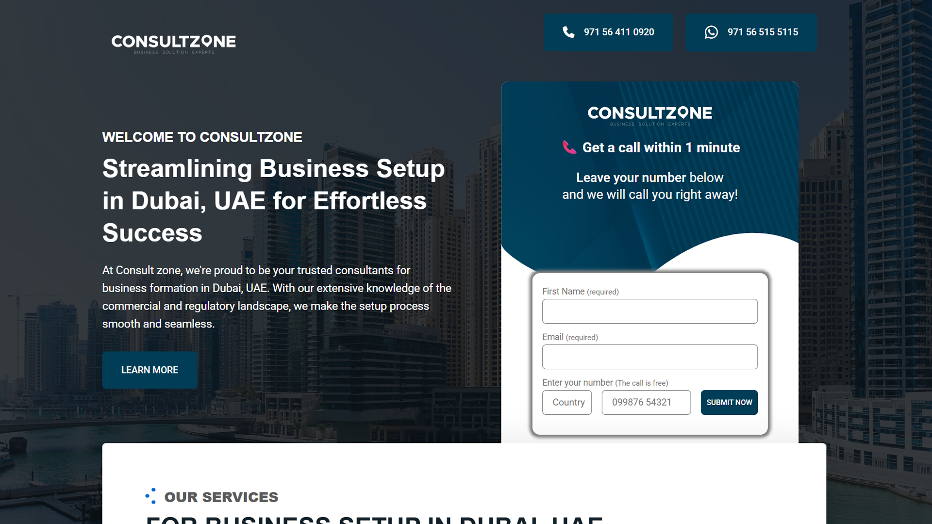 ConsultZone - Abdul Web Creator