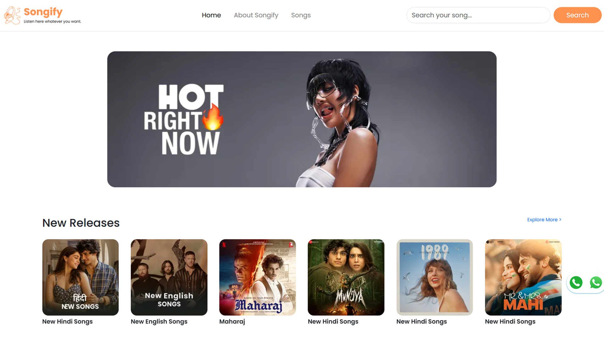 ListenSongify - Abdul Web Creator