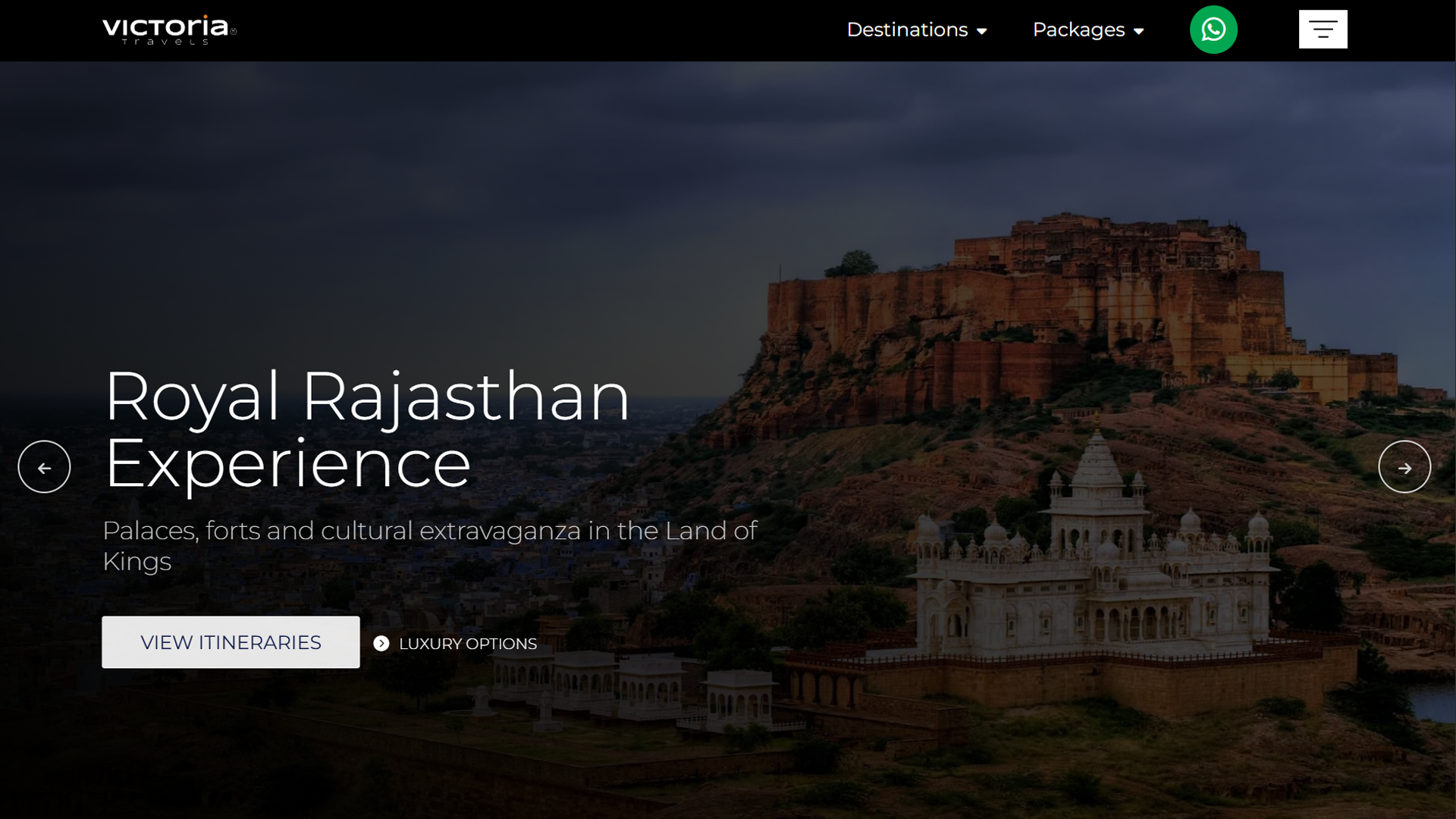 Victoria Travel India - Abdul Web Creator